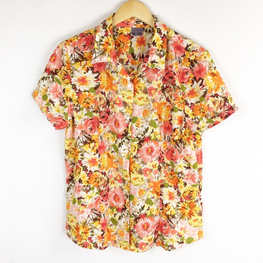 Laura Scott | Large | Button Front Blouse